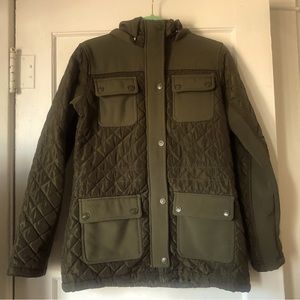 CB Sports Green Quilted Coat